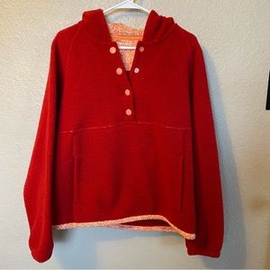 Outdoor Voices goji berry megafleece size S